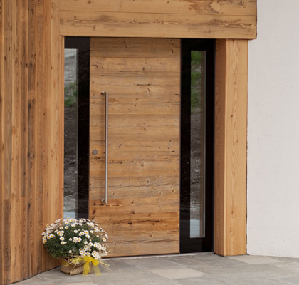 Entrance door old wood